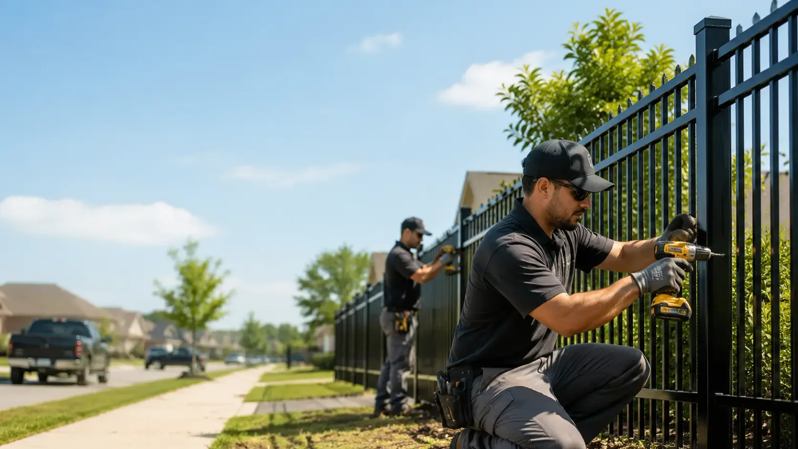 Metal Fence Installation in Hubbard, IA